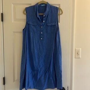 J.McLaughlin linen tank dress